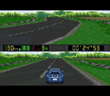 Drift King Shutokou Battle '94 - Tsuchiya Keiichi & Bandou Masaaki (Japan) screen shot game playing